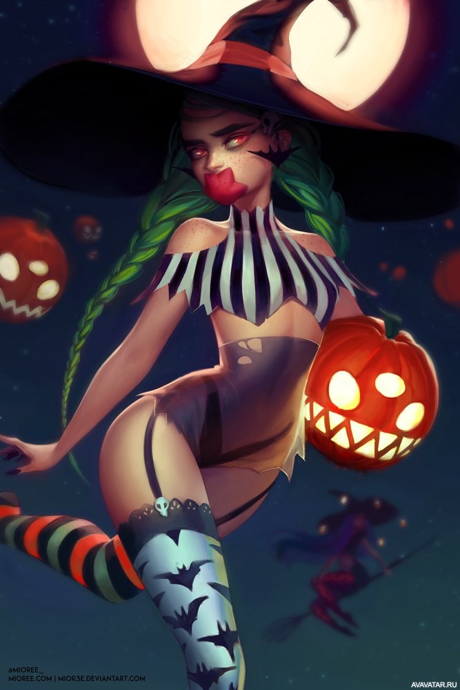 Halloween witch pov