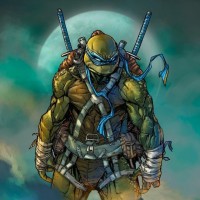 Фан-арт, изображающий Леонардо из TMNT