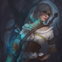 Ciri из видеоигры Ведьмак