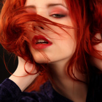Аватарка рыжие волосы
