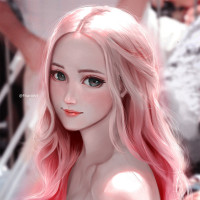 Аватар розовые волосы