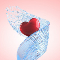 Аватар для ВК с сердцами