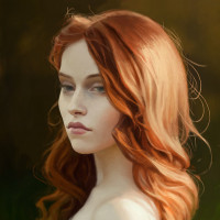 Картинка рыжие волосы