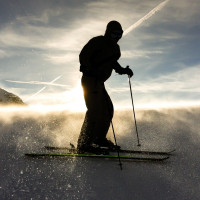 Картинка на аву лыжи
