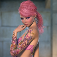 Pink hair images