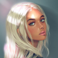 Аватары с белыми волосами