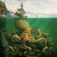 Аватар для ВК с осьминогами