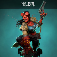 Картинка на аву Hellgirl