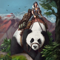 Картинка панды