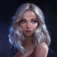 Авы Вконтакте с белыми волосами