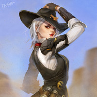 Скачать картинку Overwatch. Дизайн персонажей для Overwatch Ashe