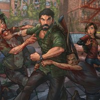 Джоэл в рукопашную дерётся с заражёнными в игре The Last of Us