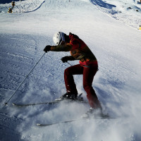 Аватар для ВК с лыжами