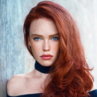 Картинка на аву рыжие волосы