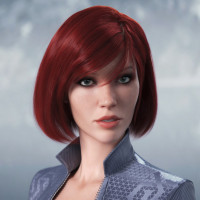 Аватарка красные волосы
