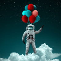 Аватар для ВК с шариками