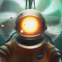 Аватар для ВК с космонавтами