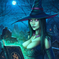 Аватар для ВК с ведьмовскими шляпами