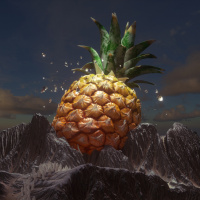 Картинка на аву ананасы