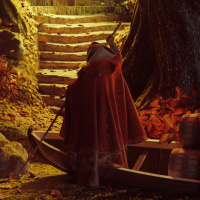 red cloak