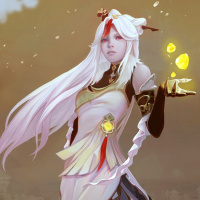 White hair images