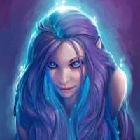 Картинки с фиолетовыми волосами