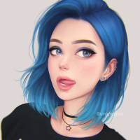 Avatar blue hair