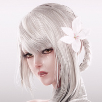 Аватары с белыми волосами