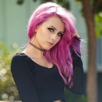 Фотогрфии с розовыми волосами