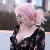 Фотогрфии с розовыми волосами
