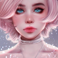 Картинка на аву розовые волосы