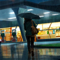 Аватар для ВК с зонтами