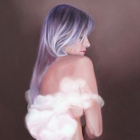 Фотки с фиолетовыми волосами