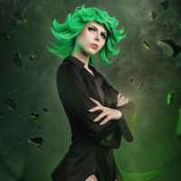 Аватар зелёные волосы