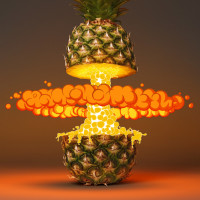 Аватар для ВК с ананасами