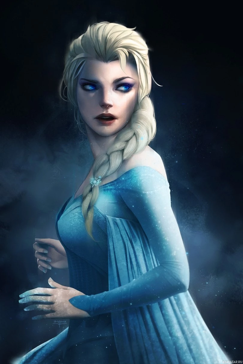 Королевское платье Эльзы из анимационного фильма Frozen