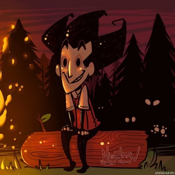 Мультяшная интерпретация Don't Starve