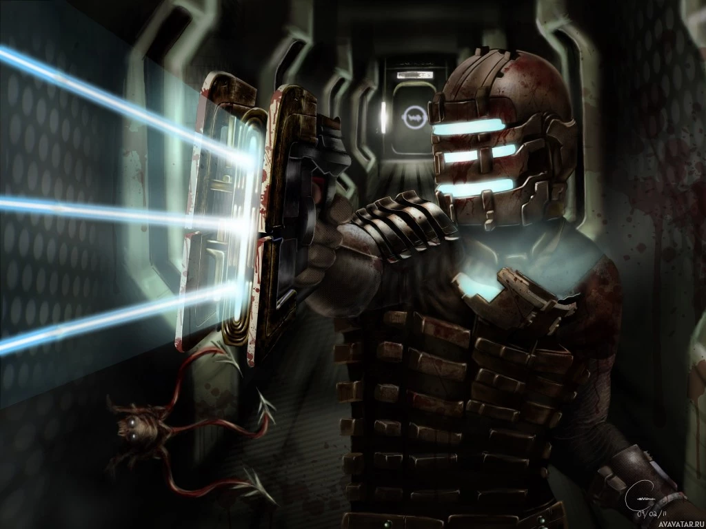 Голографический интерфейс для игры Dead Space