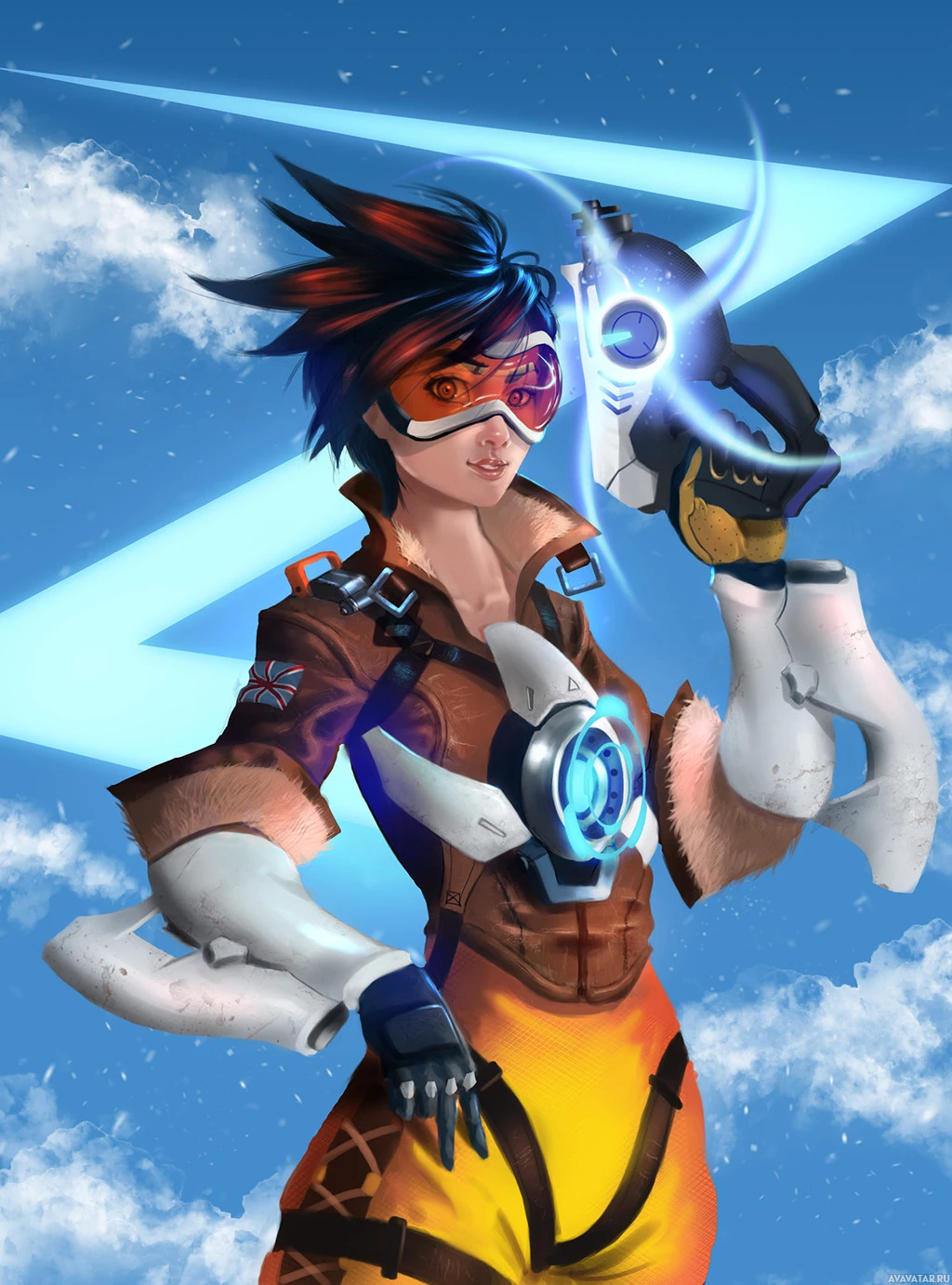 Игровой концепт-арт для Tracer