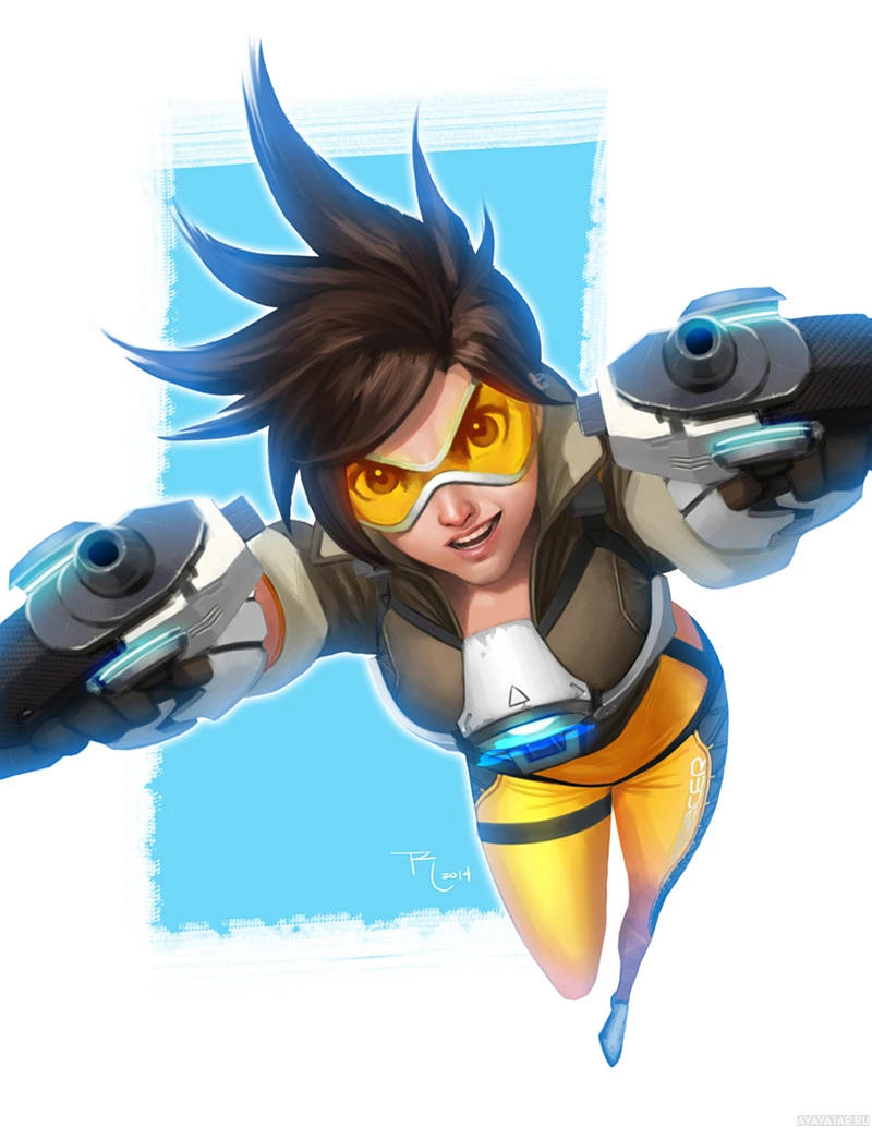 Динамическое движение Overwatch Tracer