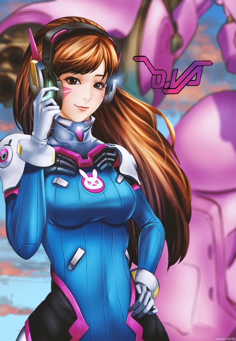 D.Va, персонаж из видеоигры Overwatch