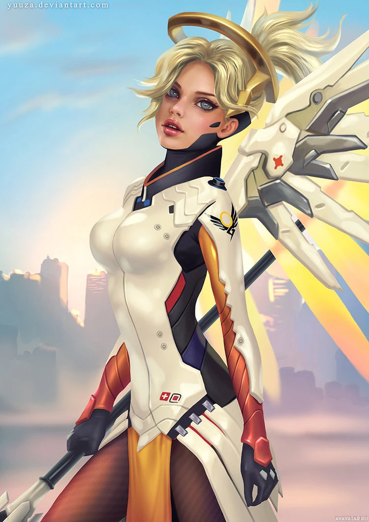 Кожаные доспехи для Overwatch Mercy