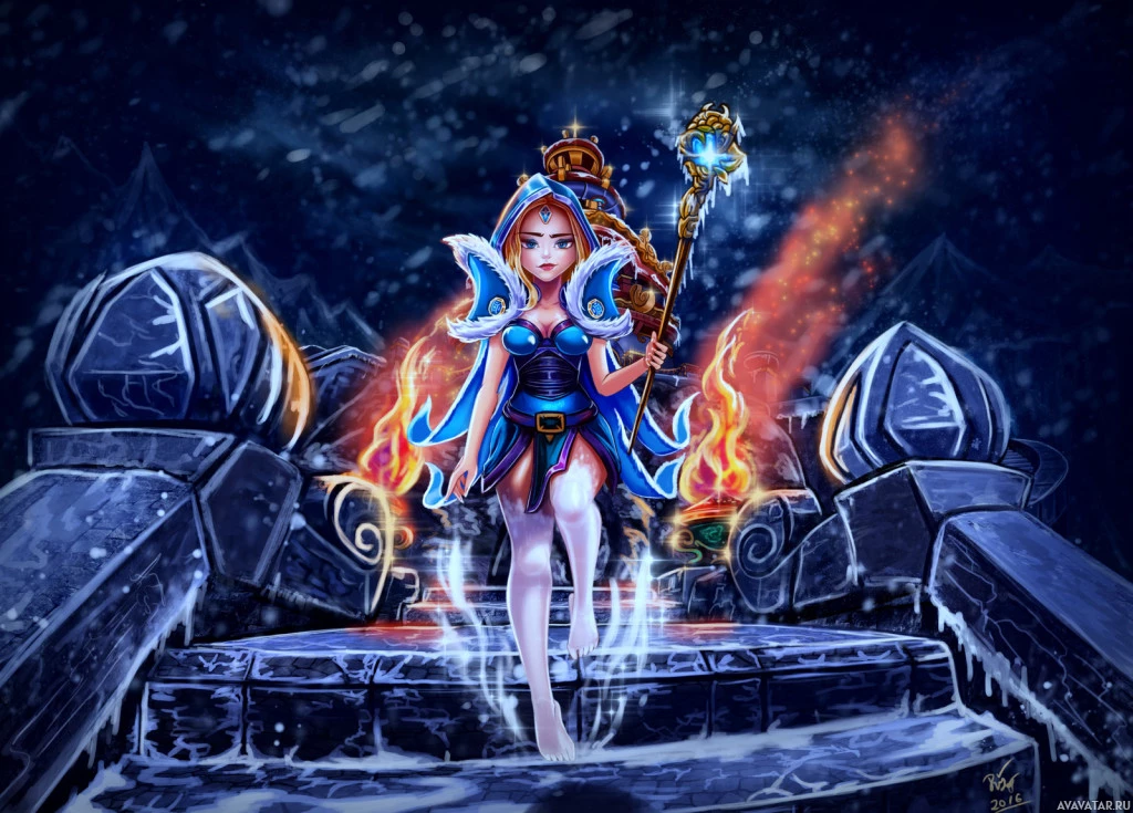 Игровые автоматы Crystal Maiden из Dota 2