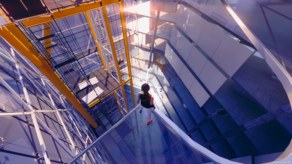 Игровая среда в стиле Mirror's Edge