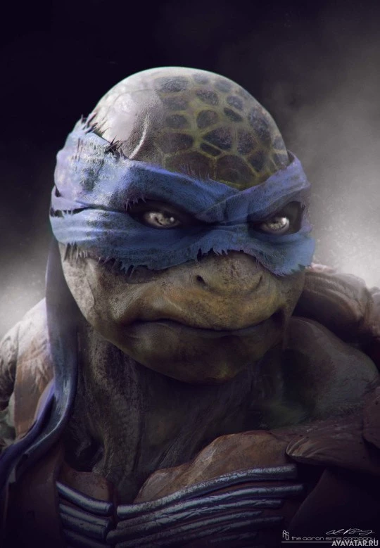 Герой черепах Леонардо из Teenage Mutant Ninja Turtles