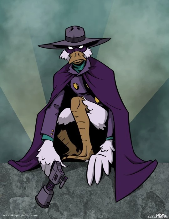 Darkwing Duck переодет в криминальную утку