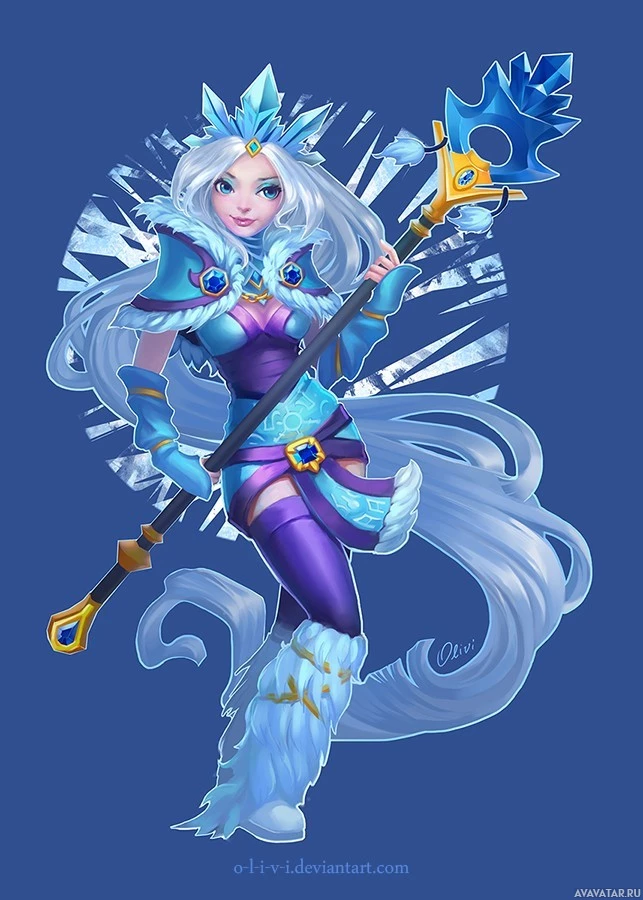 Обложка Dota Crystal Maiden