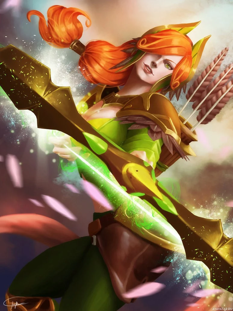 Фантастические работы Windranger в Dota 2