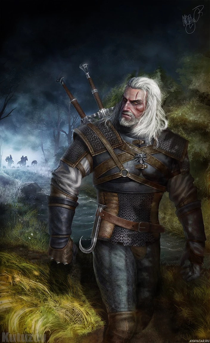 Геральт из Ривии в игре The Witcher