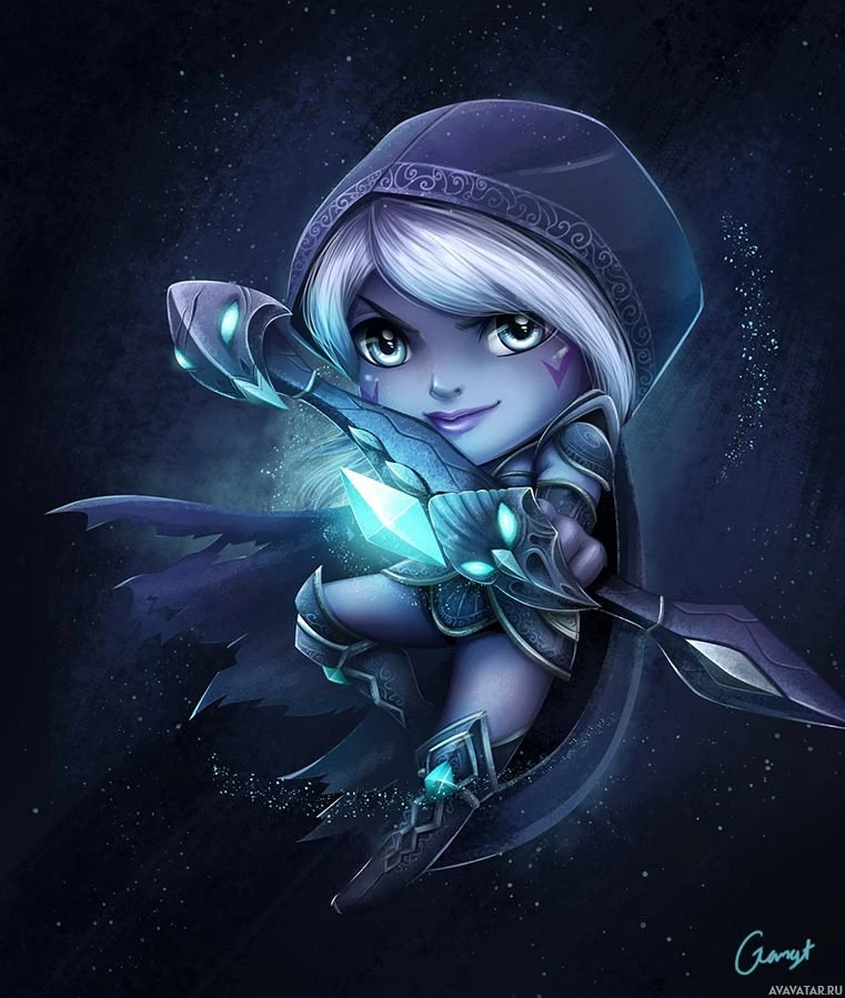 Dota 2's Drow Ranger - классный дизайн персонажей